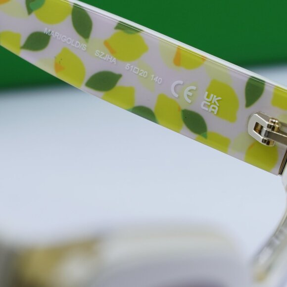 Final Price! Kate Spade MARIGOLD/S 0SZJ HA Ivory/Brown Sunglasses - Picture 5 of 8